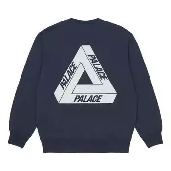 Толстовка slub crew 'navy' Palace, синий