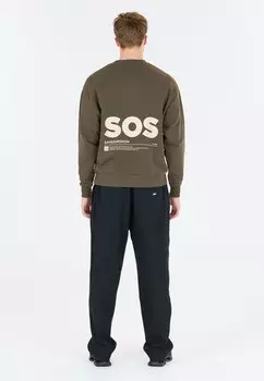 Толстовка SOS, оливковый