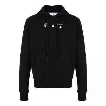 Толстовка ss21 print long sleeve men's black Off-White, черный