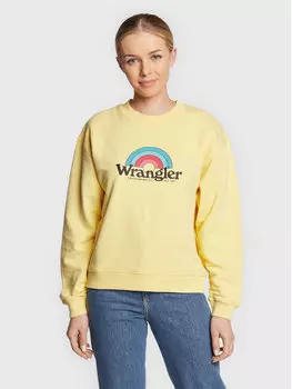 Толстовка стандартного кроя Wrangler, желтый