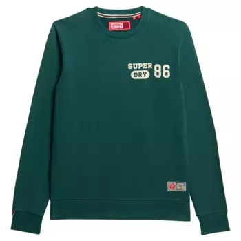 Толстовка Superdry Athletic Printed, зеленый