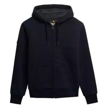 Толстовка Superdry Borg Lined full zip, синий