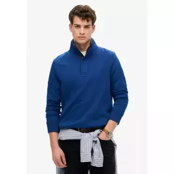 Толстовка Superdry Classics Henley half zip, синий
