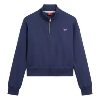 Толстовка Superdry Essential Half Zip, синий