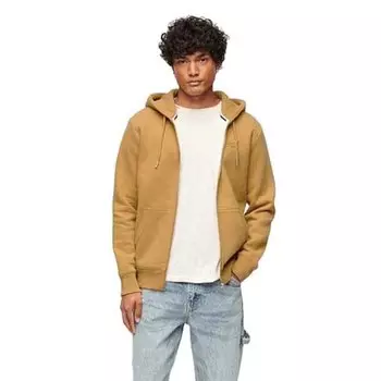Толстовка Superdry Essential Logo Full Zip, желтый