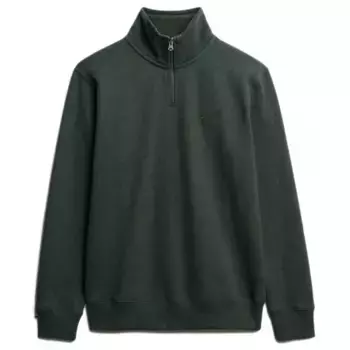 Толстовка Superdry Essential Logo Henley, зеленый