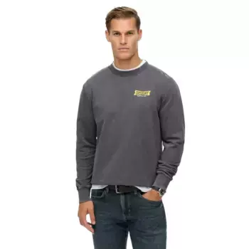 Толстовка Superdry Heritage Tab Loose Fit, серый