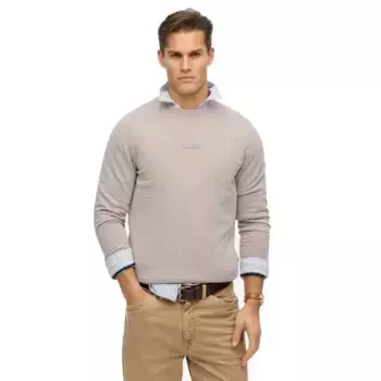 Толстовка Superdry Micro Logo, бежевый