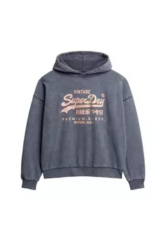 Толстовка Superdry, темно-серый