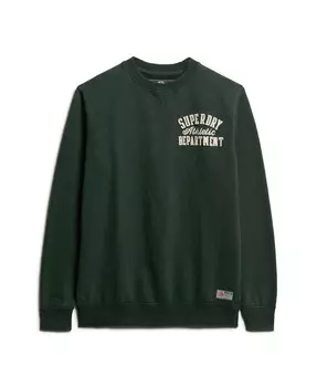 Толстовка Superdry, темно-зеленый
