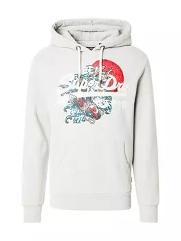 Толстовка Superdry Tokyo, светло-серый