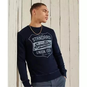 Толстовка Superdry Varsity Arch Mono, синий