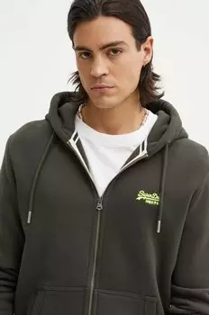 Толстовка Superdry, зеленый