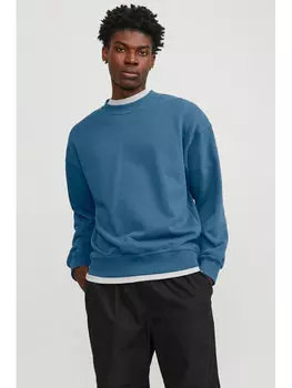 Толстовка sweat fit Jack&Jones, синий