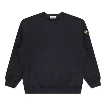 Толстовка sweatshirt 'black' Stone Island, черный