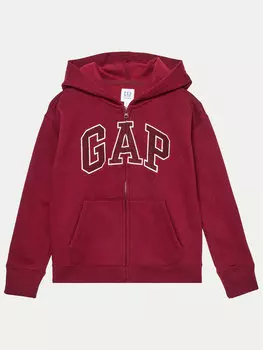 Толстовка свободного кроя Gap, красный