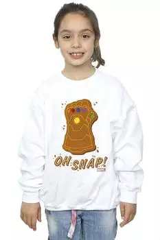 Толстовка Thanos Oh Snap Marvel, белый