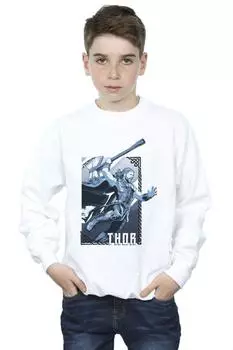 Толстовка Thor Love And Thunder Attack Marvel, белый