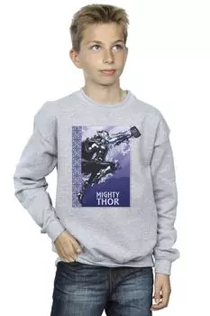 Толстовка Thor Love And Thunder Mighty Thor Marvel, серый