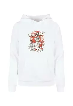 Толстовка TOM AND JERRY-ROCKET PRANK BASIC ABSOLUTE CULT, белый