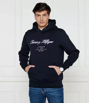 Толстовка Tommy Hilfiger с принтом, синий