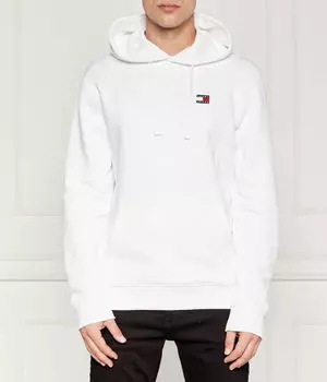 Толстовка Tommy Jeans с капюшоном, белый