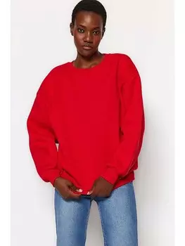 Толстовка trendyol Sweatshirt, красный
