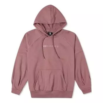 Толстовка twisted knits hoodie 'pink' Converse, розовый
