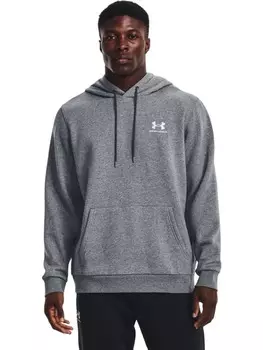 Толстовка UA Essential Fleece Hoodie Under Armour, серый