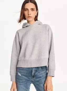 Толстовка укороченная с капюшоном DKNY