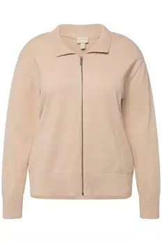 Толстовка Ulla Popken Strickjacke, цвет popcorn