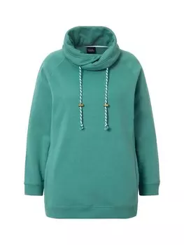 Толстовка Ulla Popken Sweatshirt, зеленый