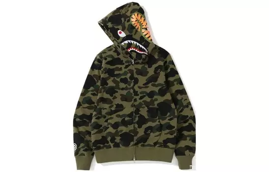 Толстовка унисекс A Bathing Ape, зеленый