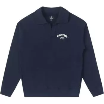 Толстовка унисекс, цвет морской волны Converse, Marine Blue