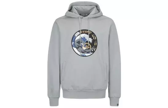 Толстовка унисекс серая Evisu, серый