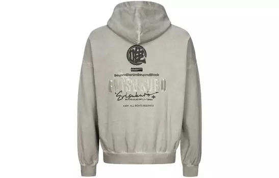 Толстовка унисекс светло-коричневая Evisu, коричневый