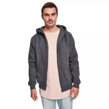 Толстовка Urban Classics Full Zip, серый