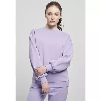 Толстовка Urban Classics Organic Oversized Crew, фиолетовый