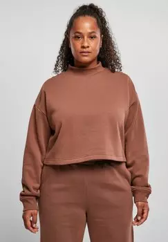 Толстовка Urban Classics Oversized High Neck Crew, кора