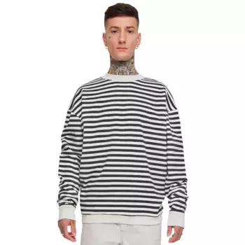 Толстовка Urban Classics Striped, белый
