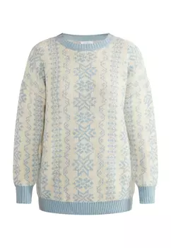 Толстовка usha BLUE LABEL Strickpullover, синий