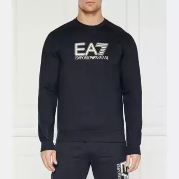 Толстовка узкого кроя Ea7, синий