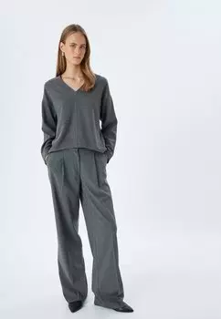 Толстовка V NECK Koton, антрацит