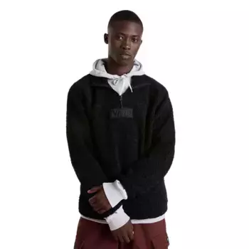 Толстовка Vans Boxed Sherpa half zip, черный