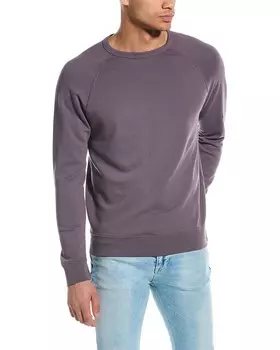Толстовка Vince Garment Dye, фиолетовый