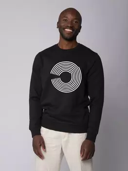 Толстовка wat? Apparel Abstract 01, черный