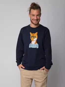 Толстовка wat? Apparel Fuchs, темно-синий