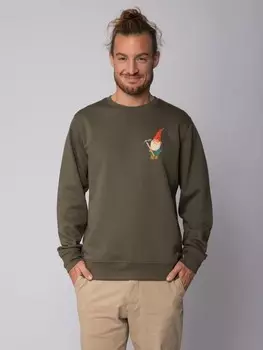 Толстовка wat? Apparel Gartenzwerg, хаки