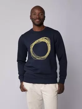 Толстовка wat? Apparel Kreis, темно-синий
