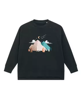 Толстовка wat? Apparel Night & Clouds, черный